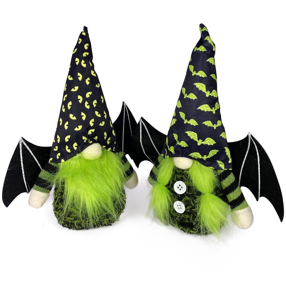 Cartoon Halloween Gnomes Doll Mini Plush Table Ornament Dwarf Plush Doll  Festive Celebration