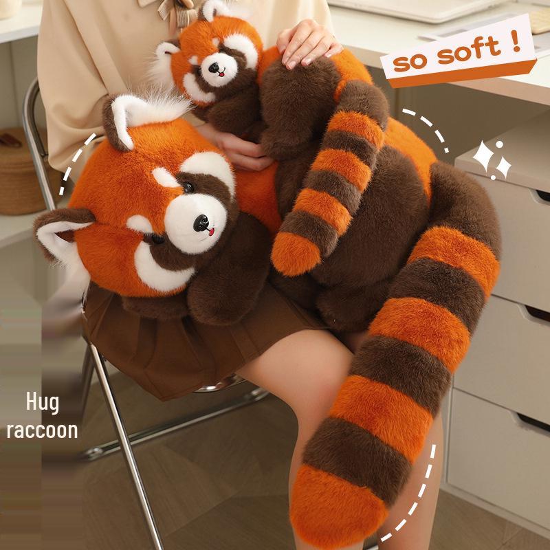

New Laying Panda & Raccoon Plush Toy – Cute Gift for Girls & Kids 50cm (420g)