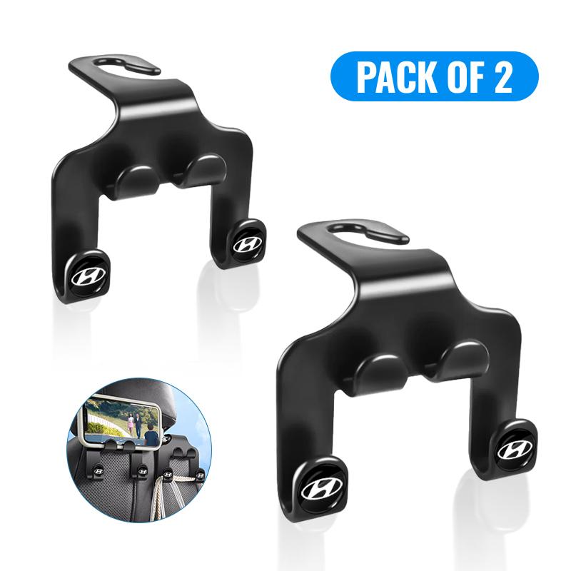 Car Seat Headrest Hook Multifunctional Storage Mobile Phone Holder For Hyundai I30 Tucson Veloster Kona I10 I35 Elantra Santa Fe Gadget