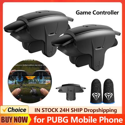 Mapping Turbo Fire Aim Button Gamepad Physical Sensitive Shoot Triggers Game Console for PUBG AK05 Mobile Controller