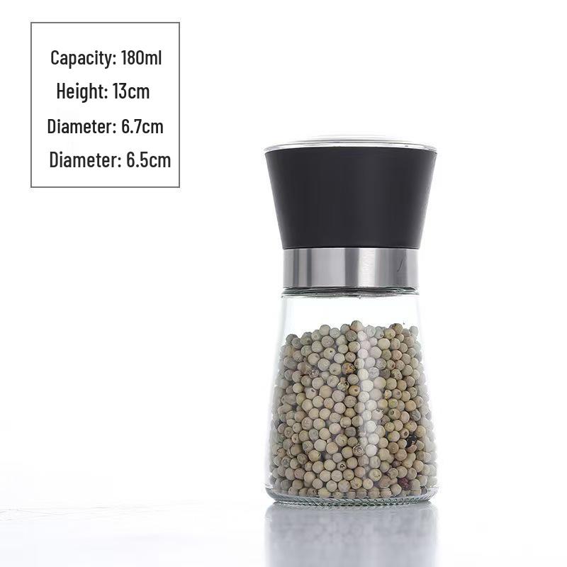 Manual Stainless Steel Salt and Pepper Grinder Set