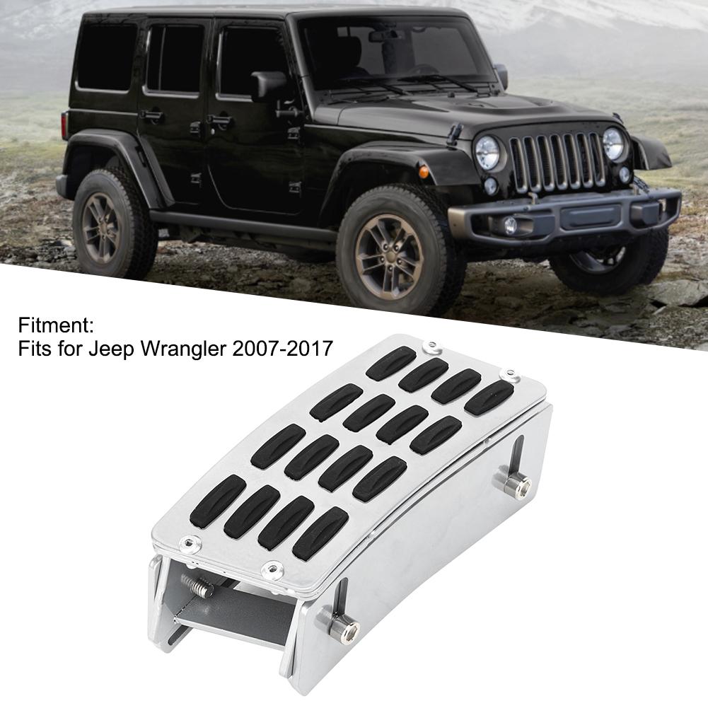 Auto Erhöhtes Gaspedal Fußstütze Pad Passend für Jeep Wrangler 07 17