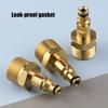 High Pressure Water Guns Quick Connection Brass Adapter Fitting Coupler Leakproof Design Compatible With Multiple Brands