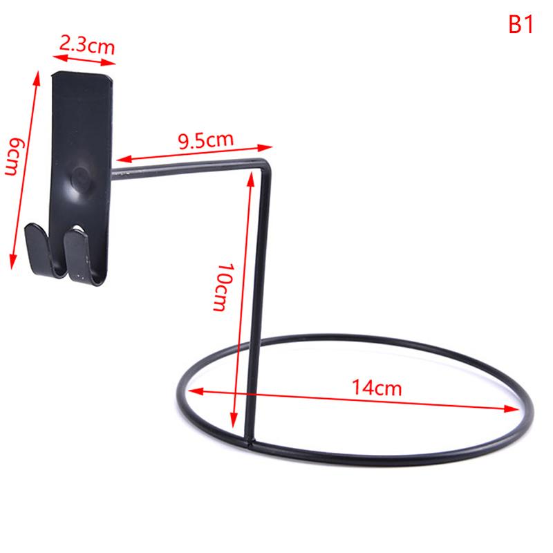 Slatwall Ball Display Ring Holder Heavy Duty Steel Wire Cap Hat Display Rack