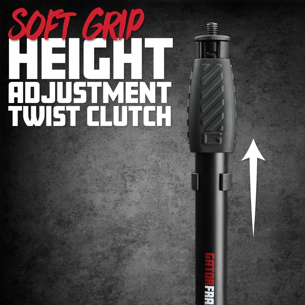 GATOR Frameworks Standard Series Microphone Stand, Straight Type (GMF-MIC-2000)