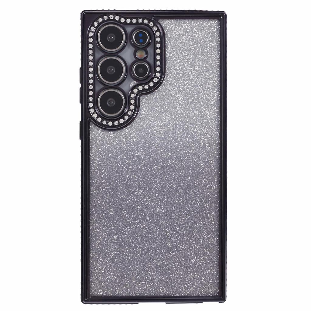 For Samsung Galaxy S23 Ultra Case Gradient Glitter Bling Anti-Scratch TPU Phone Cover