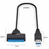 Quickly access a SATA 2.5" SSD or HDD through the USB-A port on a laptop with this SATA to USB cable
