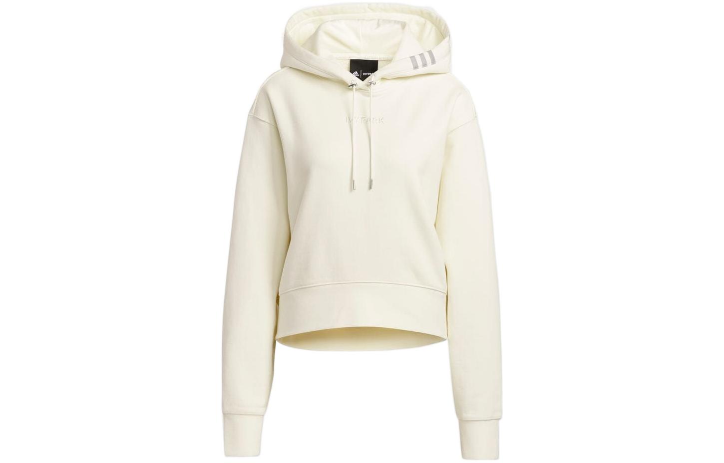 Adidas Ivy Park Crop Hoodie Off White HY2649 J/OT