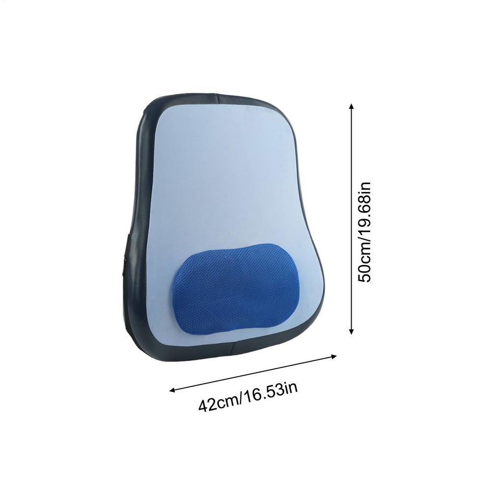 Back Massager For Chair Heated Neck Massager Electric Cordless Lumbar Support Cushion For Women Men Workplace Sports Recovery