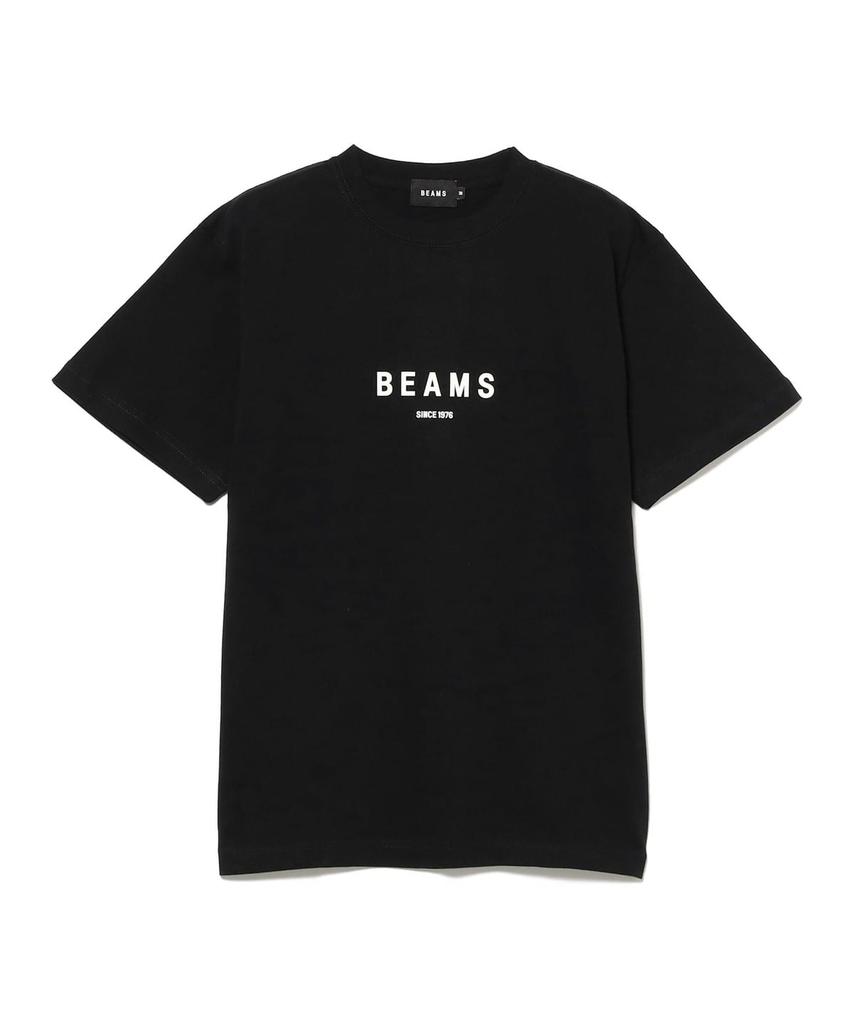 BEAMS Logo T-Shirt Men Block Japan Streetwear Casual Tee
