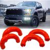 Tow Hooks Covers Fit for Ford F150 Accessories 2004-2024 Toyota Tundra Accessories 2017-2021(Red-4PCS)