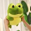 Cartoon Cute Green Croaking Frog Doll Plush Toy Doll Children Sleeping Comfort Pillow Doll Gift