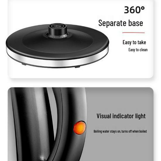 Golden Stove T-190 2L Stainless Steel Electric Kettle with Automatic Shut-Off