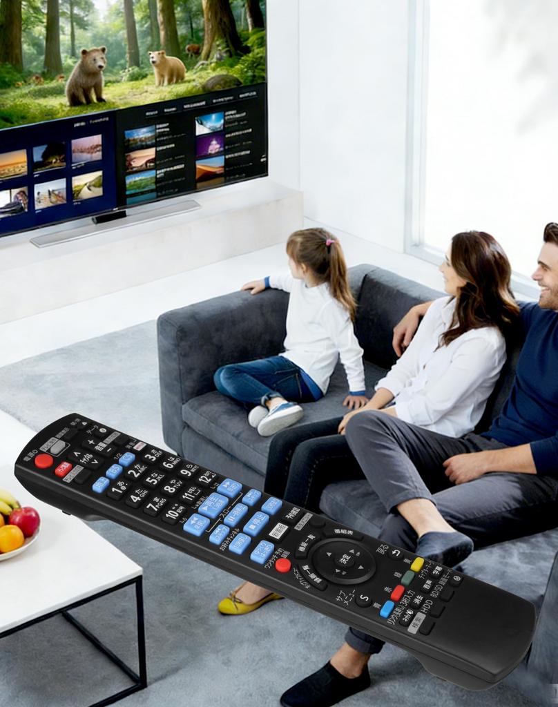 Panasonic Recorder Fernbedienung N2QAYB001071 für Panasonic Fernbedienung Panasonic DIGA Fernbedienung und Blu-ray BD/IR6, Blu-ray/DVD Player/Recorder