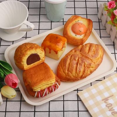 Croissant Puffs Baked Food Pinch Toy Simulation Food Slow Rebound Toy  Adults
