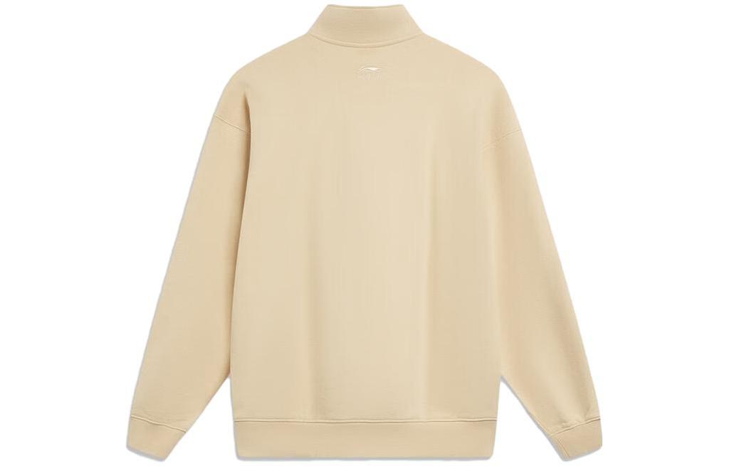 Li Ning Sports Life Collection Sweatshirt Men's Milk Umber AWDTC97-4