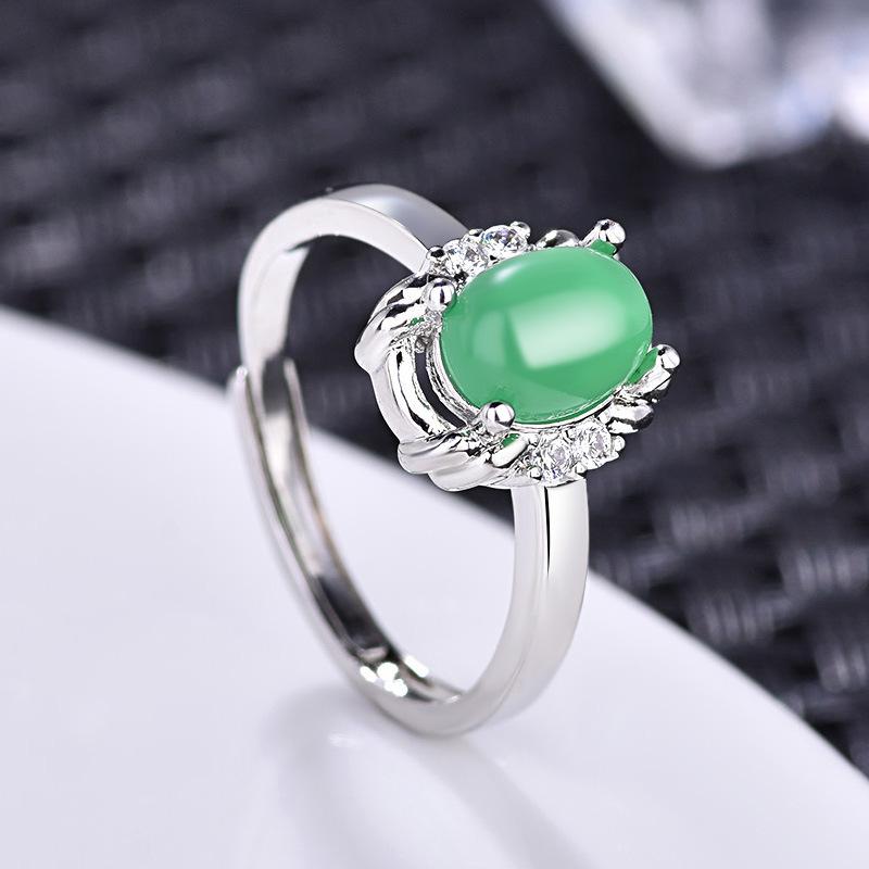 Lindon Classic Copper Alloy Zircon Ring Ladies Jewelry Wedding Promise Party Gift