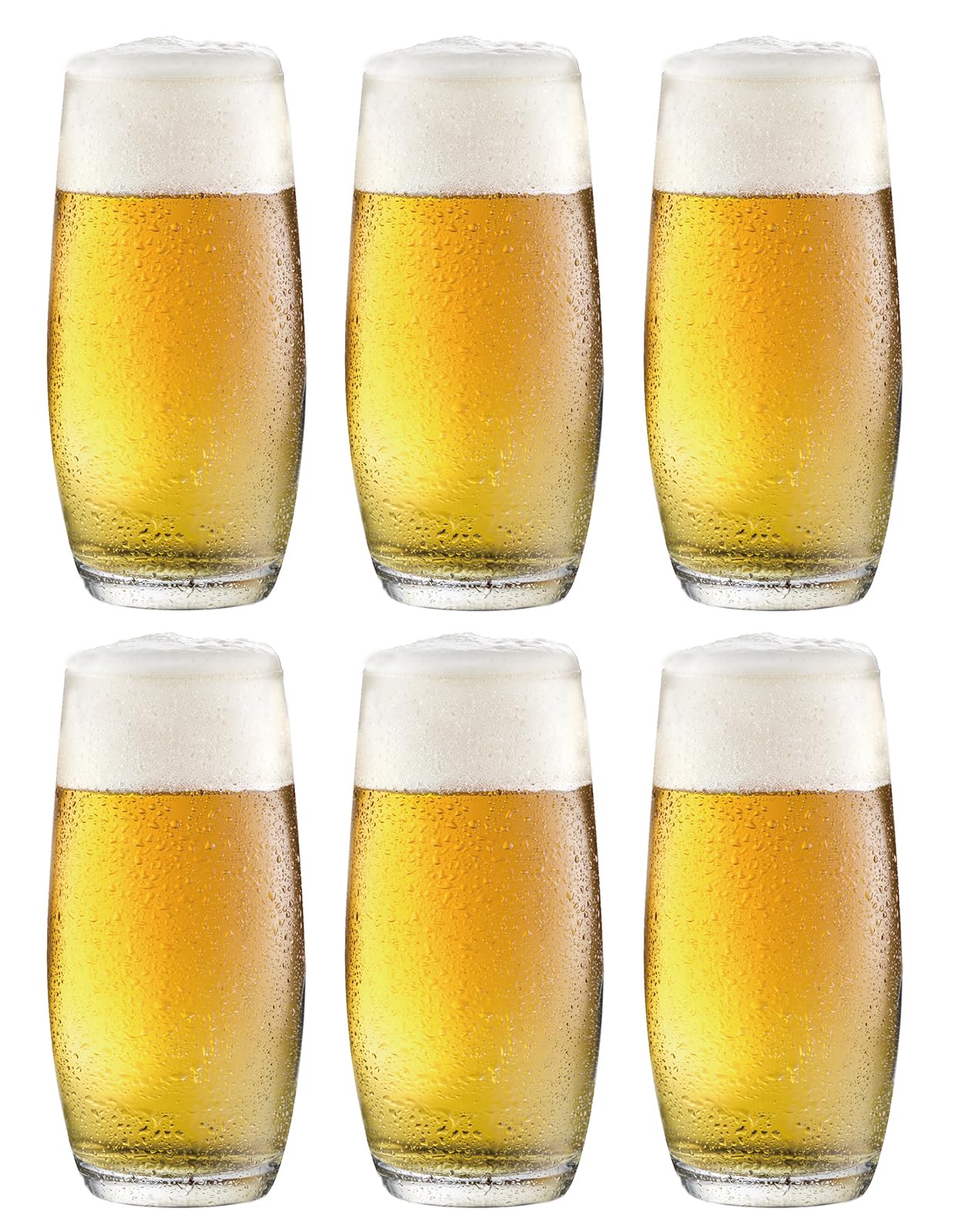 

Toyo Sasaki Glass Glass Long Tumbler 435ml Pack of 6 Made in Japan Dishwasher Safe Glass Cup Beer Glass Highball Glass Sour Glass Glass Chu-Hi B-50102