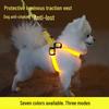LED Luminous Dog Harness for Medium & Large Dogs - Night Glow Pet Safety Light