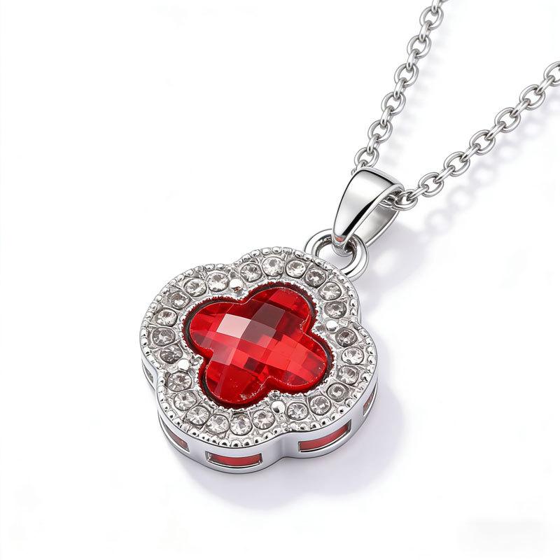 

1pc Cute Colorful Full CZ Crystal Flowers Pendant Necklace Earring for Jewelry Making DIY Bracelet Handmade Accessories