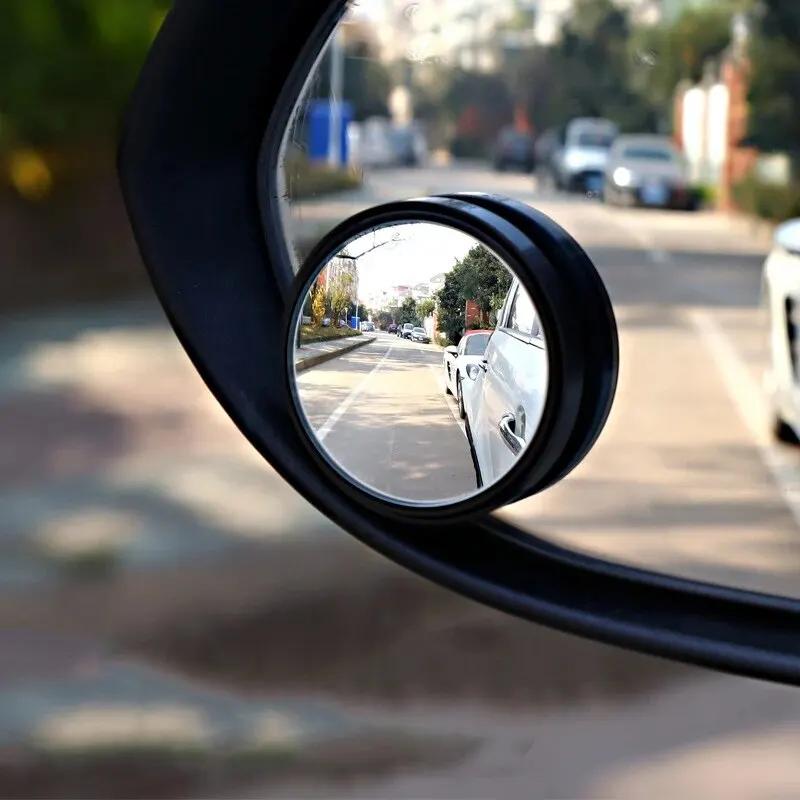 2pcs car blind spot mirror rearview mirror multifunctional rain cover 2-in-1 rain cover for rainy days expandable view driving