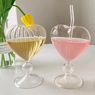 Tazza di vetro a forma di cuore, coppia di tazze, uccello e vari bicchieri da cocktail, tazze da tè, tazze da birra, tazze da caffè, regalo, articoli per bevande