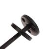 4Pcs Black Stainless Steel Top Hook Wall Bag Ceiling Fan Lamp Roof Fan U-Shaped Hooks