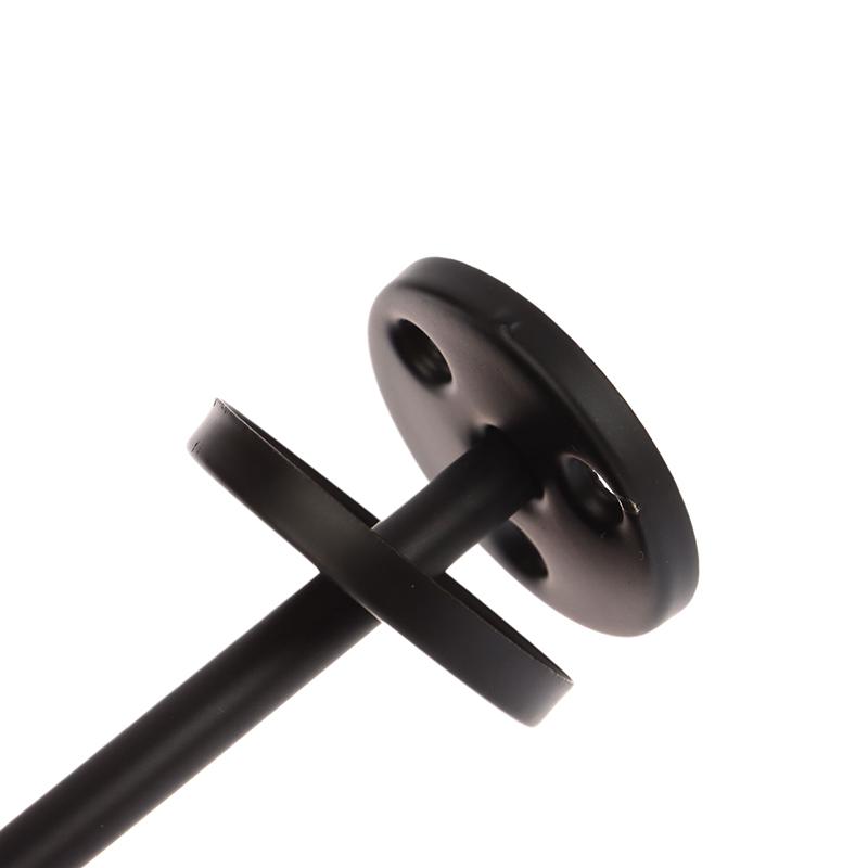 4Pcs Black Stainless Steel Top Hook Wall Bag Ceiling Fan Lamp Roof Fan U-Shaped Hooks