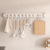 Suction Cup, Kitchen Hook, Non-punching Adhesive Hook, Strong, Not Falling Off, Row Hook, Sliding Spoon, Spatula Storage Wall, Wall Rack