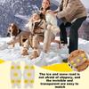 Ice Cleats TPE Crampons Traction Grips Spikes Pair With 5 Steel Studs Winter Ice Pair Snow Spikes Grips Anti-Slip For Winter Ice