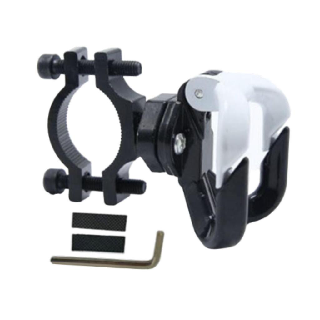 Universal Bike Hanger Hook Motorcycle Hanger Hook Adjustable Pipe Clamp Double Hooks Iron Sturdy Hanger Gadget Hanging Hook