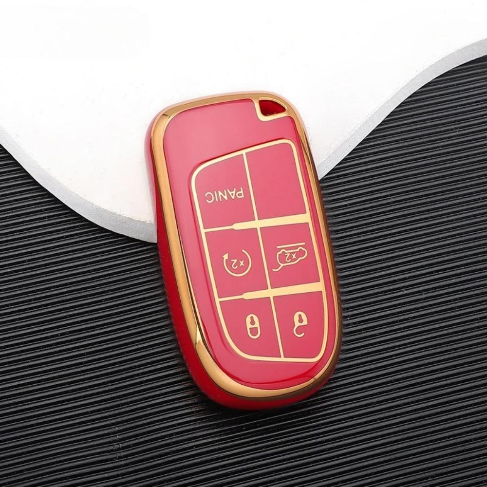 TPU Car Remote Key Case Cover Shell for Jeep Renegade Grand Cherokee for Dodge Ram 1500 Journey Charger Challenger Fiat Durango
