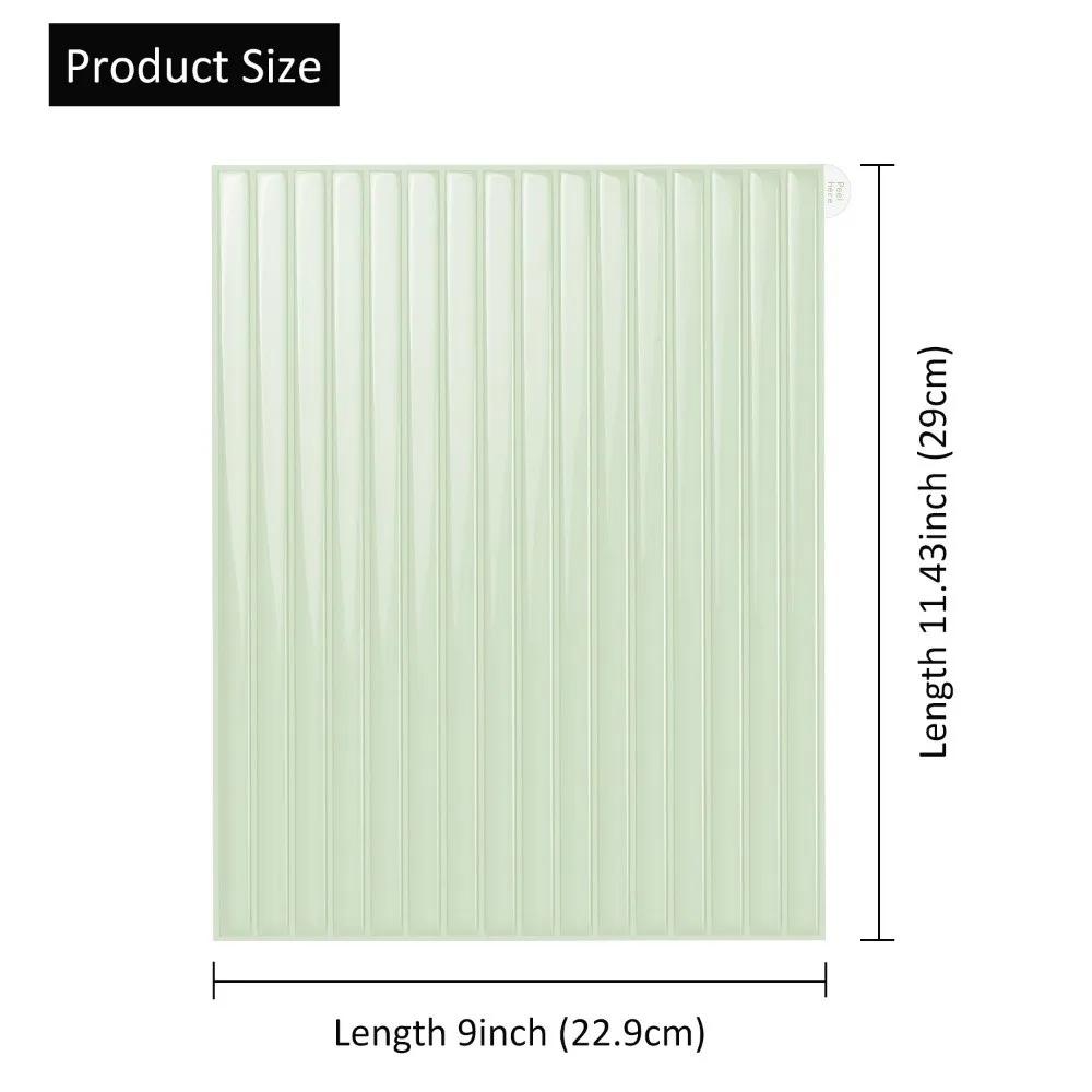 New Self-adhesive Peel and Stick Backsplash Waterproof 3D Wall Tile Home Decor 11.4*9inch Stick Tile for Kitchen Bathroom