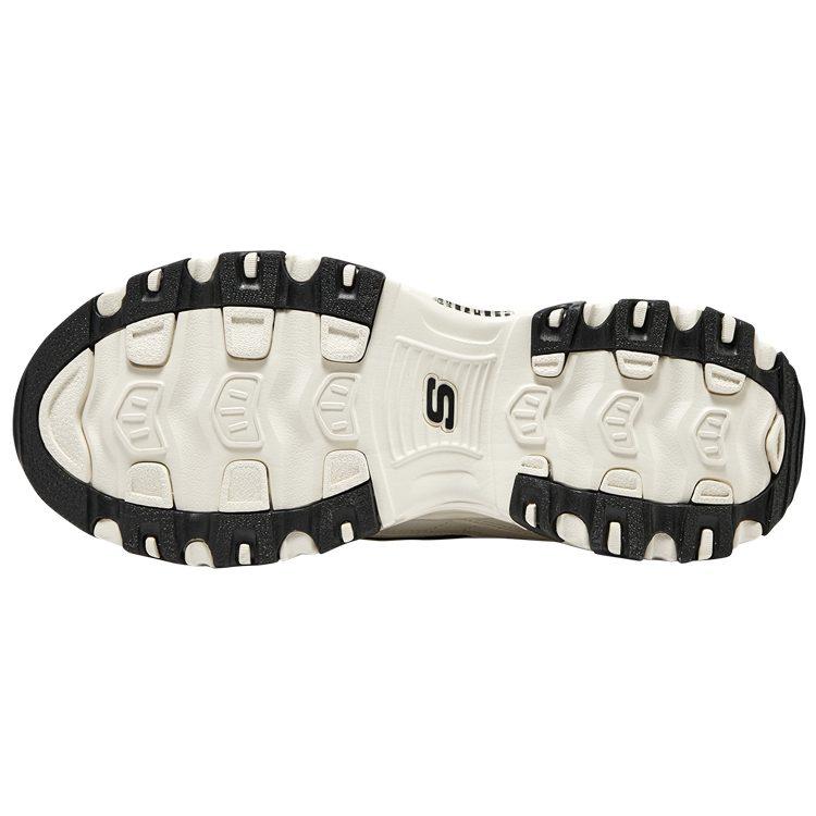 Skechers D'Lites 1.0 Textile, Synthetic Leather Low top Chunky Sneakers Men's Ecru 894191-NTBK