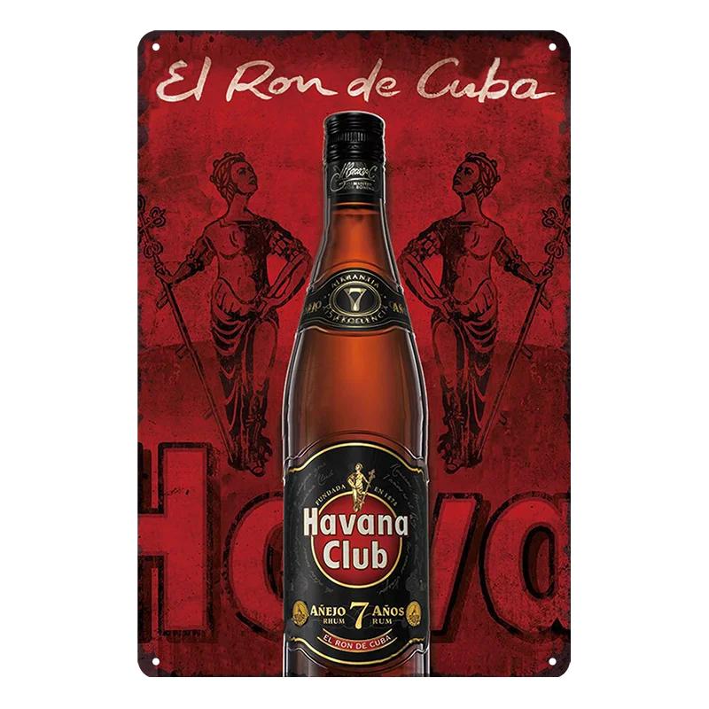 Vintage Aluminum Sign Rum Brand Retro Aluminum Sign Captain Morgan Funny Poster Decor for Bar Pub ClubMan Cave Wall Art