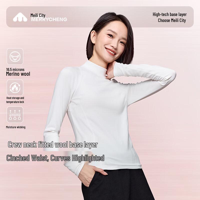 Women's Versatile Half-High Neck Base Layer Top
