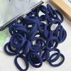 30/50PCS Women Girls 4cm Basic Hair Bands Simple Solid Colors Elastic Headband Hair Ropes Ties Hair Accessories Ponytail Holder
