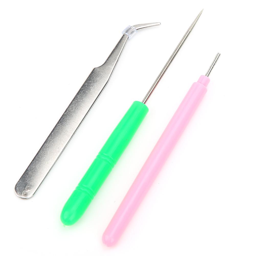 Zestaw dla początkujących do quillingu papierowego 36 kolorowych pasków Pióro do quillingu Szpilki z perłami Rękodzieło papierowe( )