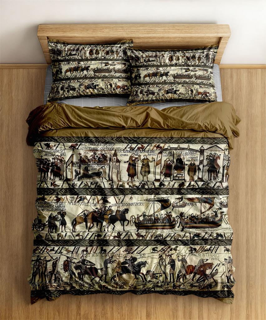Unicorn in Grove Medieval Duvet Cover Set EU Single Double King US Twin Full Queen Size  Bedclothes