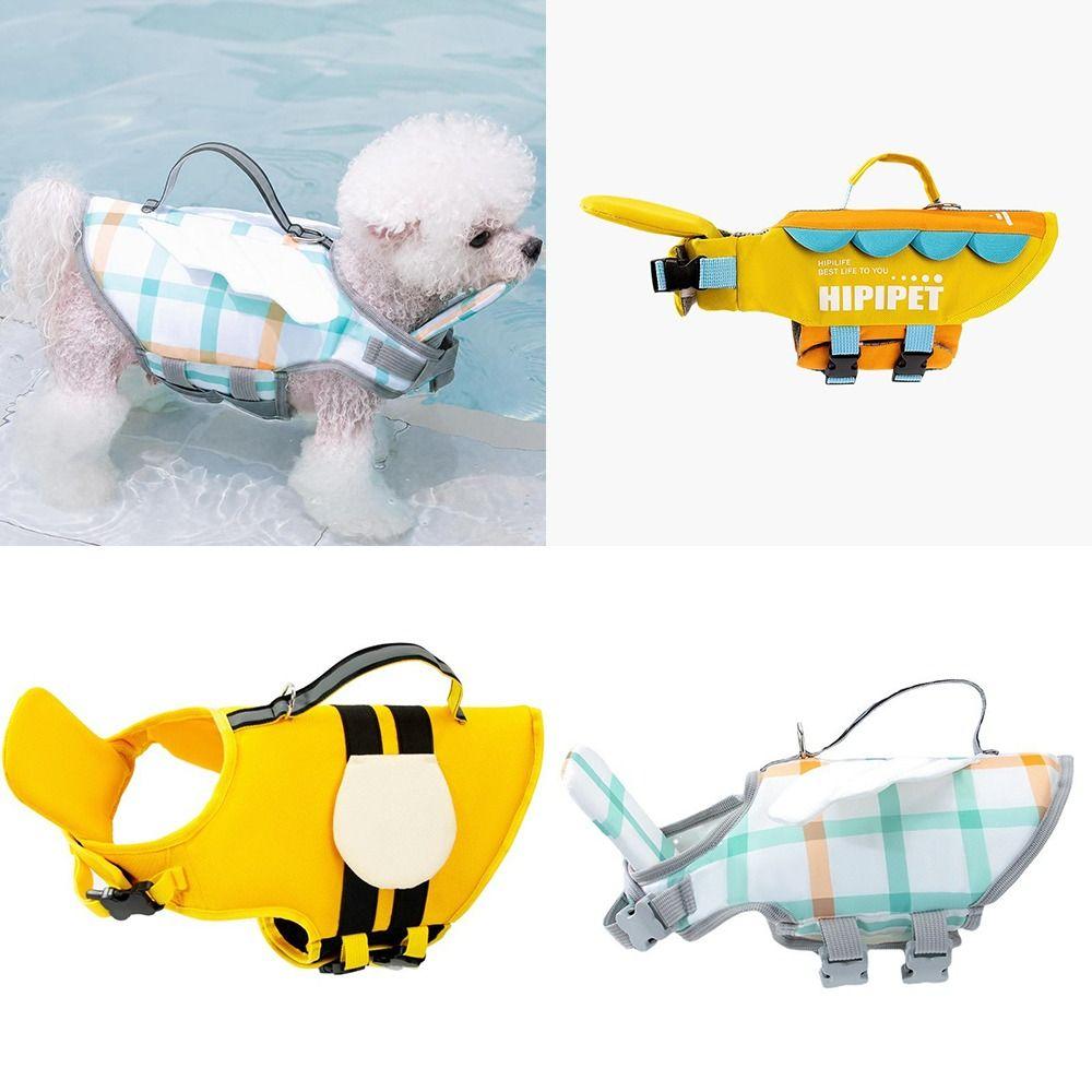 Superior Buoyancy Dog Life Jacket Waterproof Pet Flotation Vest Puppy Safety Vest Pool Swimming