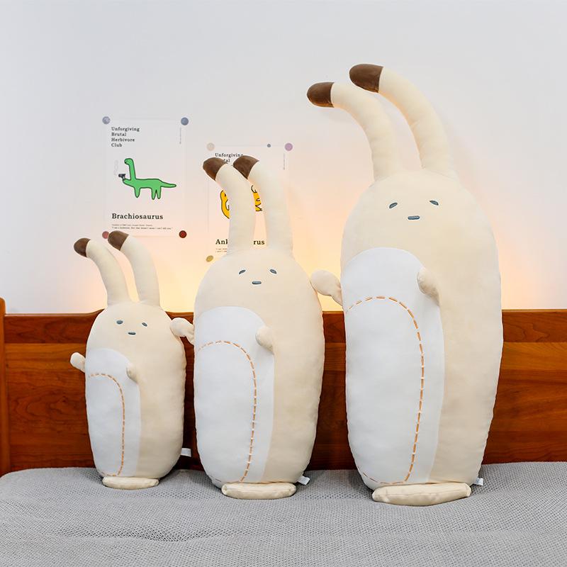 Nový kreativní polštář ve tvaru srdcovky pro dívky spící na boku s dlouhýma nohama panenky na postel s polštářem plyšové hračky