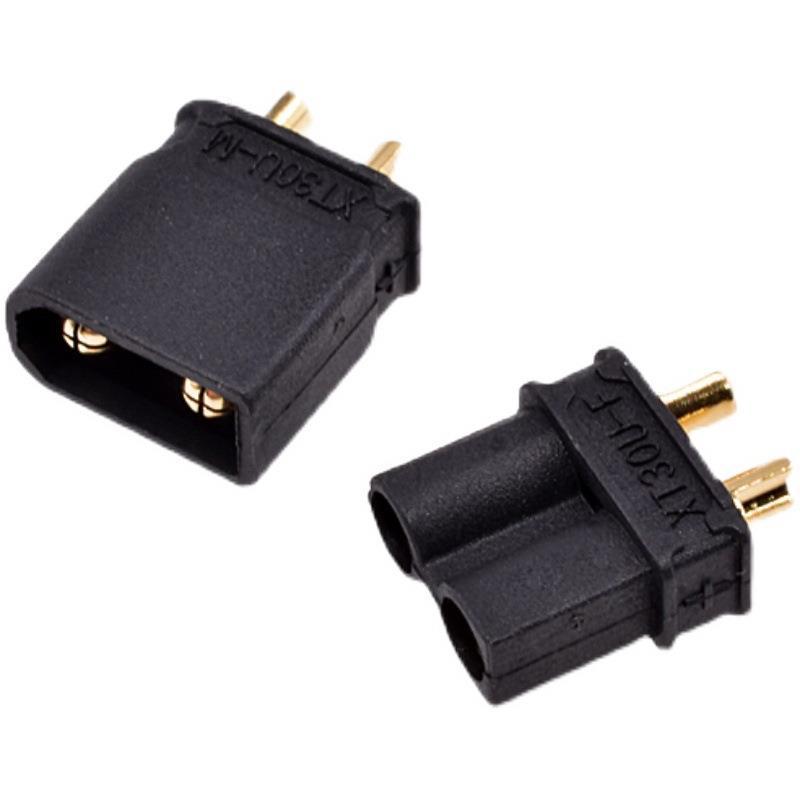 XT30U-M/F Lithium Battery Plug Connector for Model Airplane ESC Motor Charging