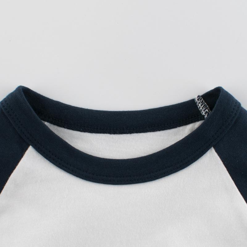Boys & Girls Basic Long Sleeve Tee Kids & Toddler Round Neck Cotton T-Shirt for Children