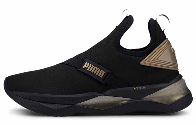 PUMA Lqdcell Shatter Mid Black Gold Women s 193278-02 36
