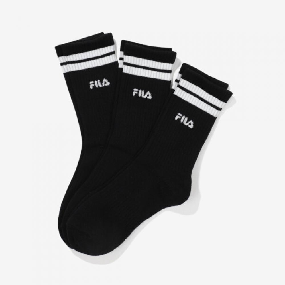 Fila Stripe Crew Socks 3 Pack Fs3scf5356x blacks/240