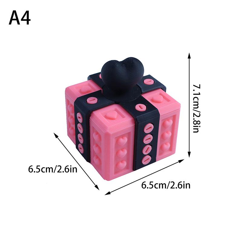 Cutie cadou imprimată 3D pentru Ziua Îndrăgostiților, o cutie enervantă în formă de inimă, un cadou care transformă dragostea într-o aventură distractivă și provocatoare