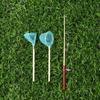 1:12 Scale Miniature Fishing Rod Fish Pole Trammel Net Dollhouse Decoration Doll Accessories Scene Model Micro Landscape
