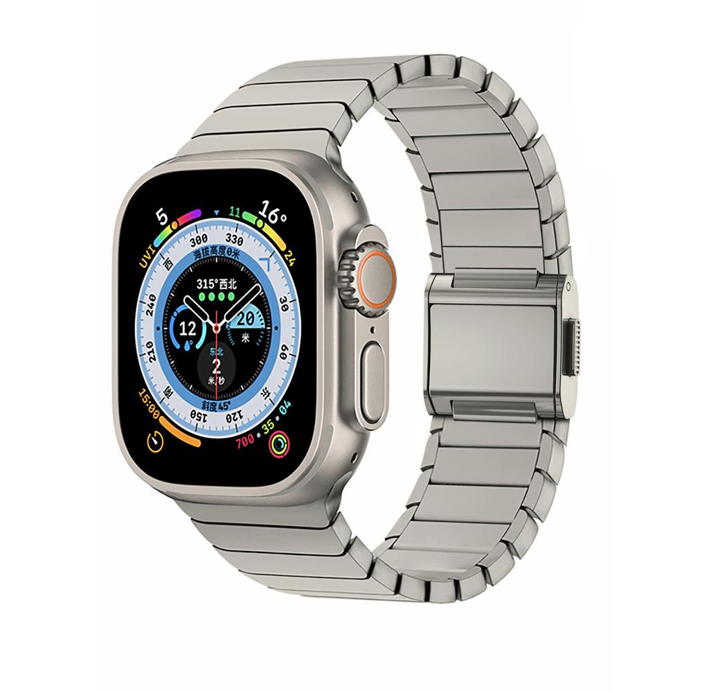 Titanium Metal Strap for Apple Watch Ultra 3 2 49mm 46mm 45mm 44mm Magnetic Buckle Wristband iWatch 11 10 9 8 7 6 5 4 SE 3 Band