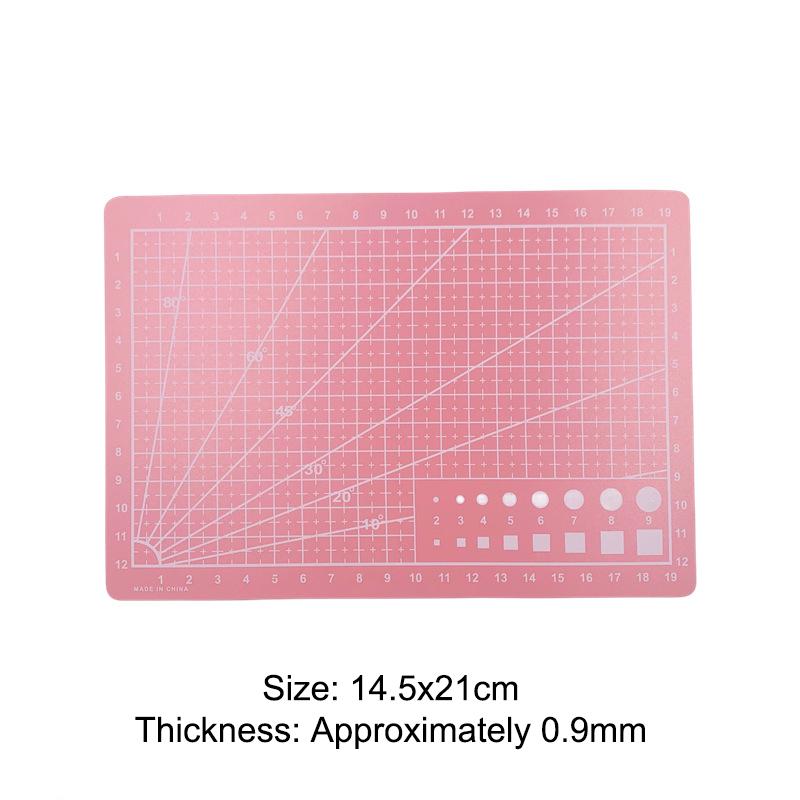 A3 A4 A5Pvc Cutting Mat Single Side Patchwork Cut Pad For Workbench Patchwork Sewing Manual Diy Knife Engraving Leather Cutting