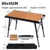 NEW Camping Newest Folding Table Lightweight Backpack Roll Table Multifunctional Adjustable Leg Desk Desktop Burner BBQ Table